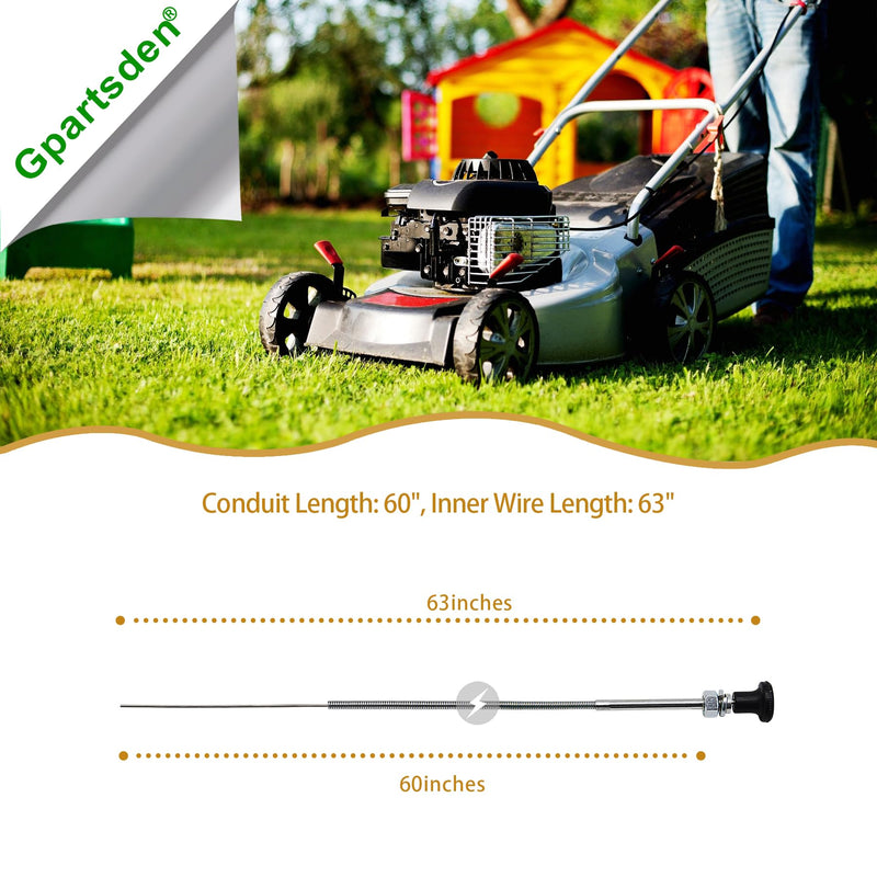 Choke Cables 237 Rotary Universal Push Pull Cable 703971 290831 for John Deere Sabre Series Tractor