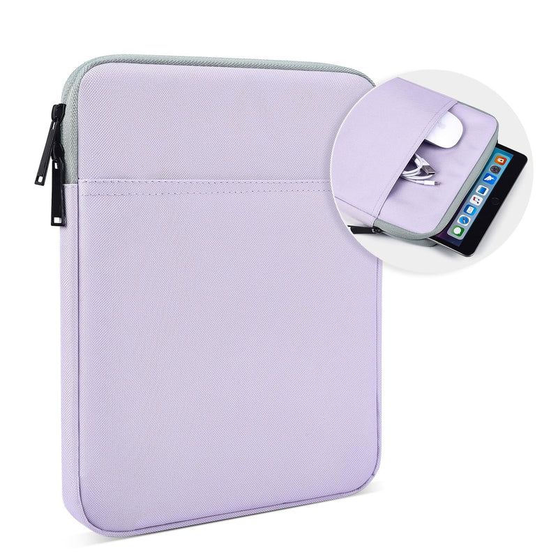 9-11 inch Tablet Sleeve Case for Fire Max 11 Tablet/Kindle Fire HD 10 Plus 10.1", iPad Pro M4 11-in, iPad Air M2, 10.2 10.9 iPad, 10.5 iPad Air, Galaxy Tab A9+ Plus, Fit Apple Magic Keyboard -Purple 9-11 Inch Purple