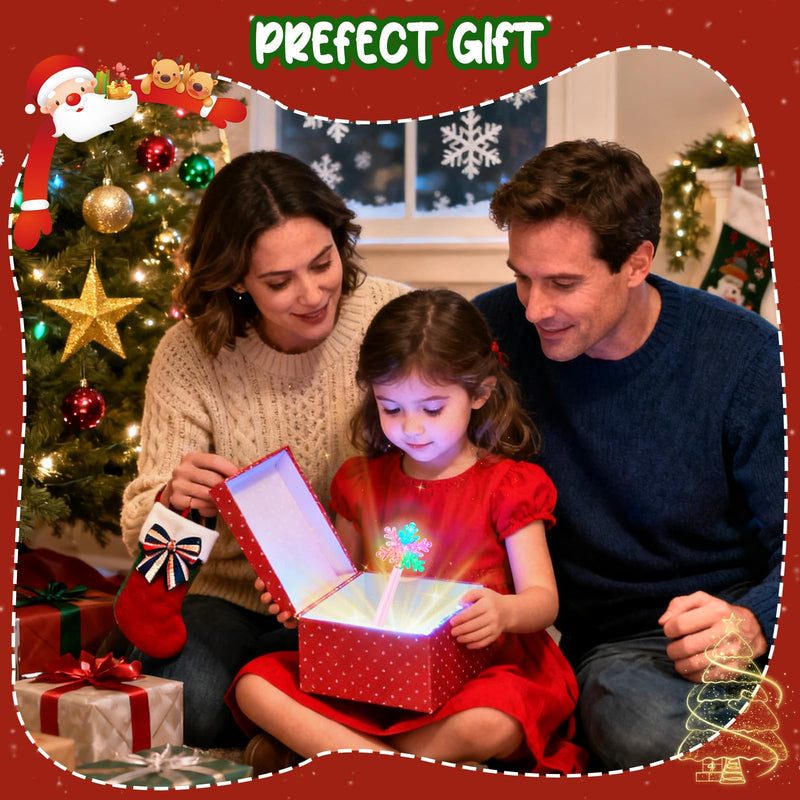 Wireless Remote Control Outlet, Magic Light Wand for Christmas Tree Lights and Home Decoration Lights, Remote Magic Wand Switch Kit with Music, Ideas for Kids/Friends/Family, Pink