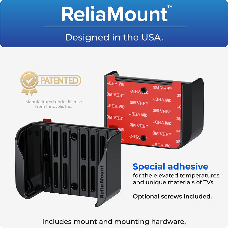 for Apple TV – Mount Compatible with All Apple TV Generations (Including All Apple TV 4K Models) Black Apple TV Mount