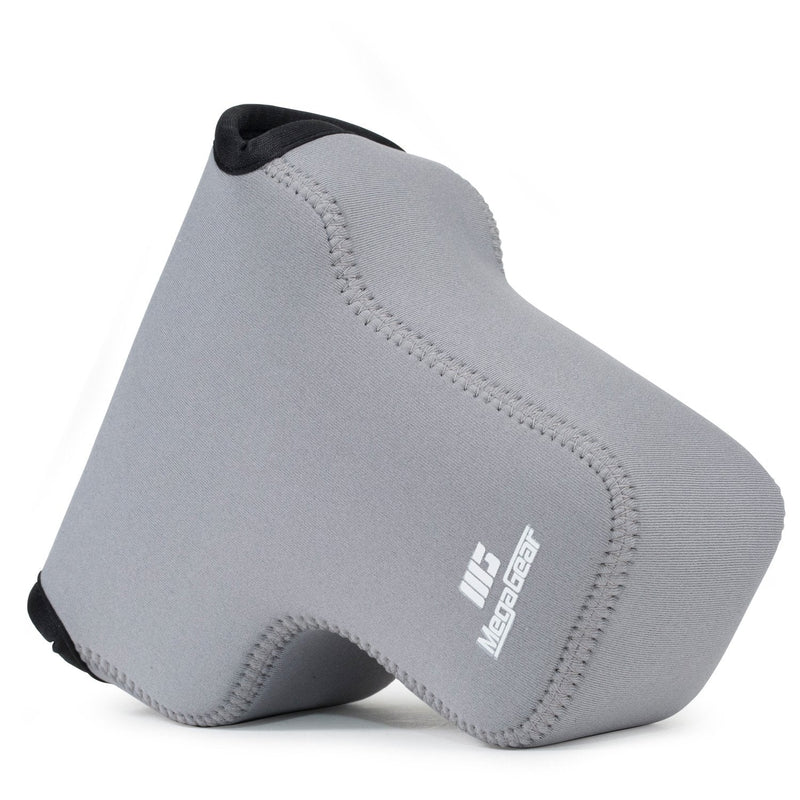 MegaGear Nikon Coolpix P900, P900S Ultra Light Neoprene Camera Case, with Carabiner - Gray - MG1111, Gray One Size