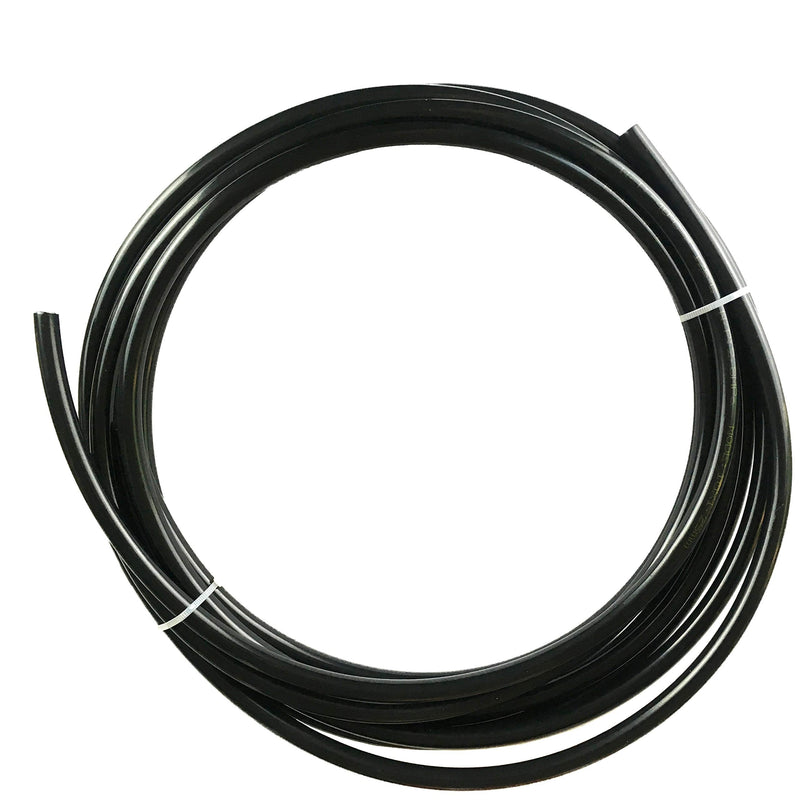 Fuel Line Nylon Tubing 5/16" ID Tube Pneumatic Hose Pipe for Air Or Fluid Transfer Black, 10 feet 5/16" ID, 3/8" OD, 10 feet