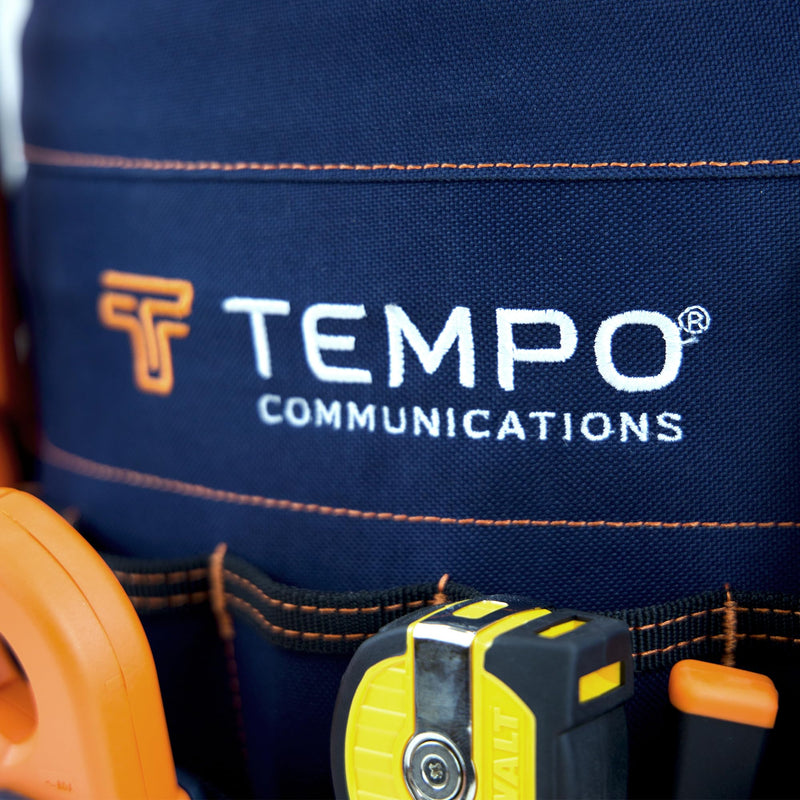 TEMPO PA9100 5 Gallon Bucket Tool Organizer - 600D Fabric Bucket Tool Bag 5 Gallon - 30 Pockets, 9 Slots, PVC Coating