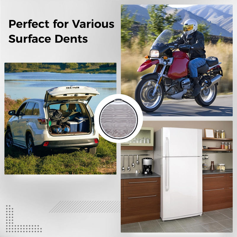  [AUSTRALIA] - Homaisson 2 Pack Car Dent Detection Board with Storage Bag, 32 inch Striped Light Reflector Board, Flexible Foldable Dent Panel, Dent Fix Tool for Vehicle Door Scratch 2PCS