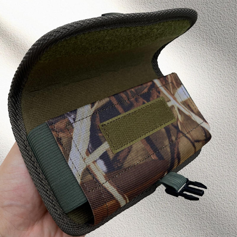 Camo Cell Phone Holster for Men, Belt Clip Phone Holder, Large Tactical Phone Pouch for iPhone 17 16 15 14 Pro Max 17 16 15 14 Plus, for Galaxy S25 Ultra,S25 Plus,Heavy Duty Buckle Closure