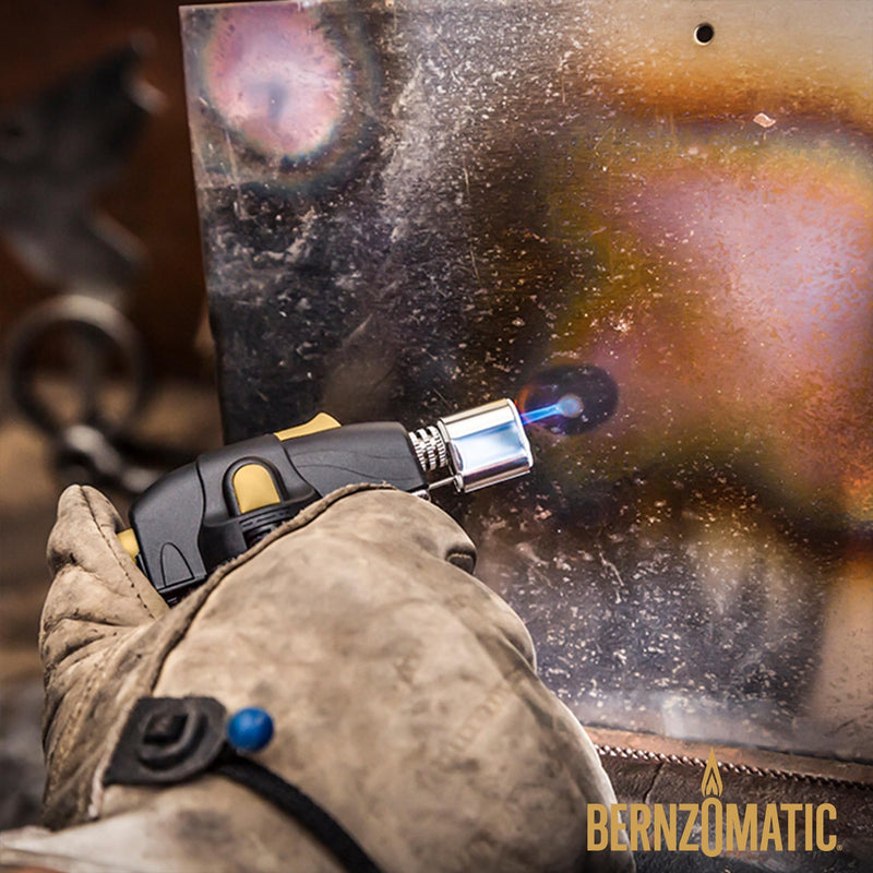 Bernz-O-Matic ST2200T Micro Flame Butane Torch Kit, Small, Black ST2200T Torch