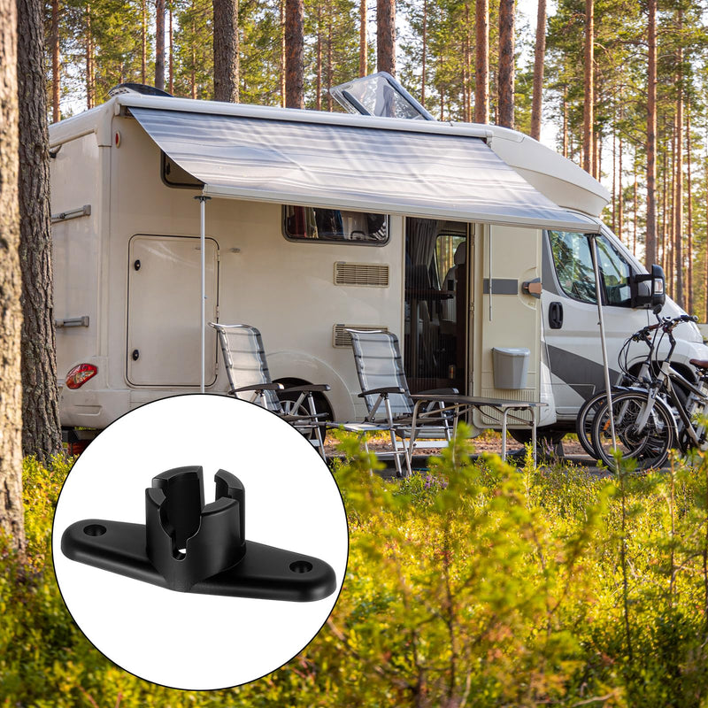 BBTO 4 Pcs Awnings Ball End Bases Compatible with Trimline Plastic Pop up Camper Awning Ball End Bases Compatible with Dometic Trim Line Camper Rafte Replacement Parts