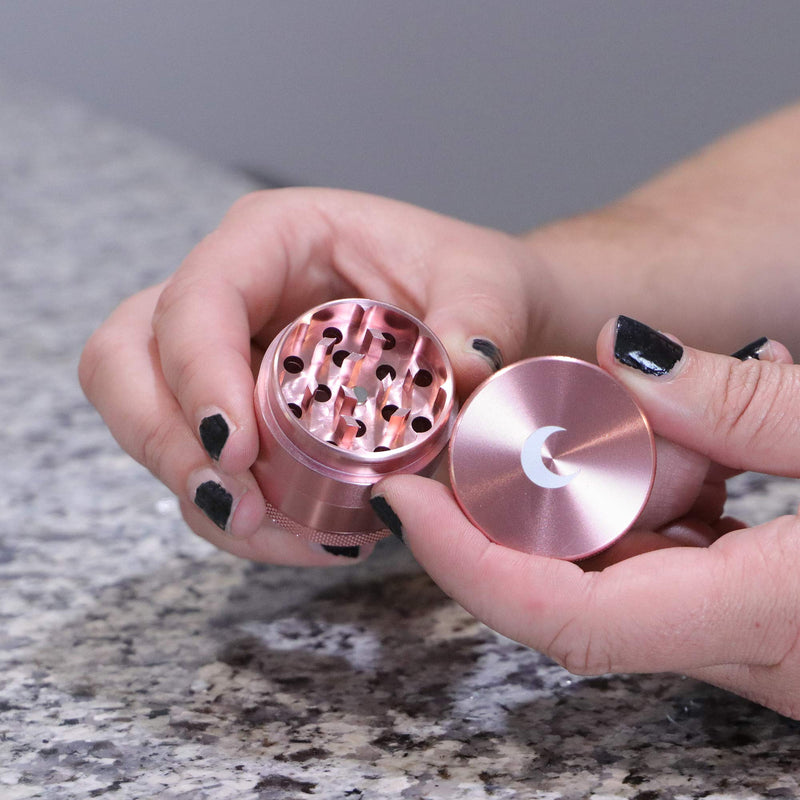 Brando Moon Small Manual Kitchen Crusher Rose Gold 1.6 inch (Rose Gold)