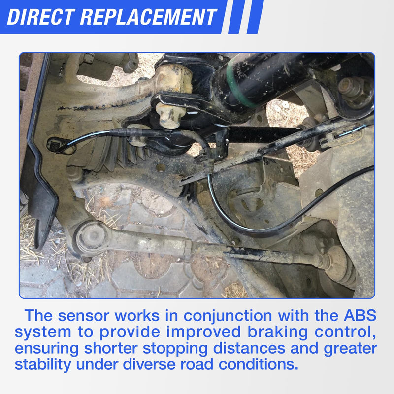 ABS Wheel Speed Sensor Front Left Right Compatible with 2012-2017 Toyota Camry 2013-2015 Avalon 2013-2018 Lexus ES350 ES300h Driver and Passenger Side ABS Sensor # 89543-06040 89542-06040