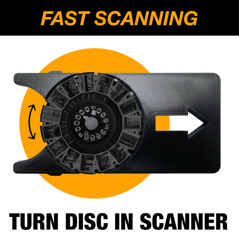 COLEBRI Disc Film Adapter for Slide N Scan Scanners – Digitize Vintage Disk Film with Ease v3 SLIDE N SCAN / Mini