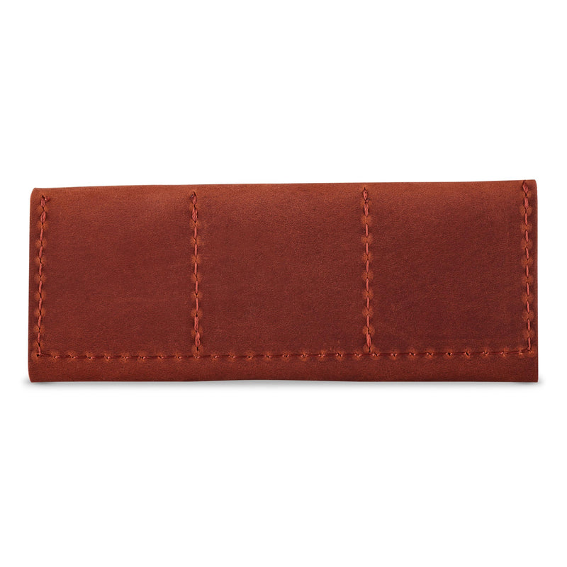 Leather SD Card Holder, SD Card Case, Micro SD Card Holder Organizer, SD Card Storage Case, Memory Card Case Cover, Travel Memory Card Case (Cognac) Cognac