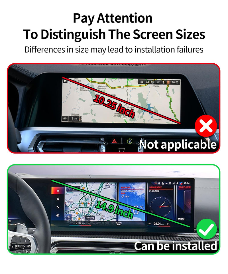 Wireless Charging Car Phone Holder for BMW 2/3/4 Series 2023-2026, i4 22-26 | 2 Series 2025-2026,4 Series 24-26,Magsafe Accessories Fast Charging Magnetic Cell Phone Holder Compatible with iPhone Android 14.9-inch for 3 Series/ 4 Series/ 2 Series/ i4