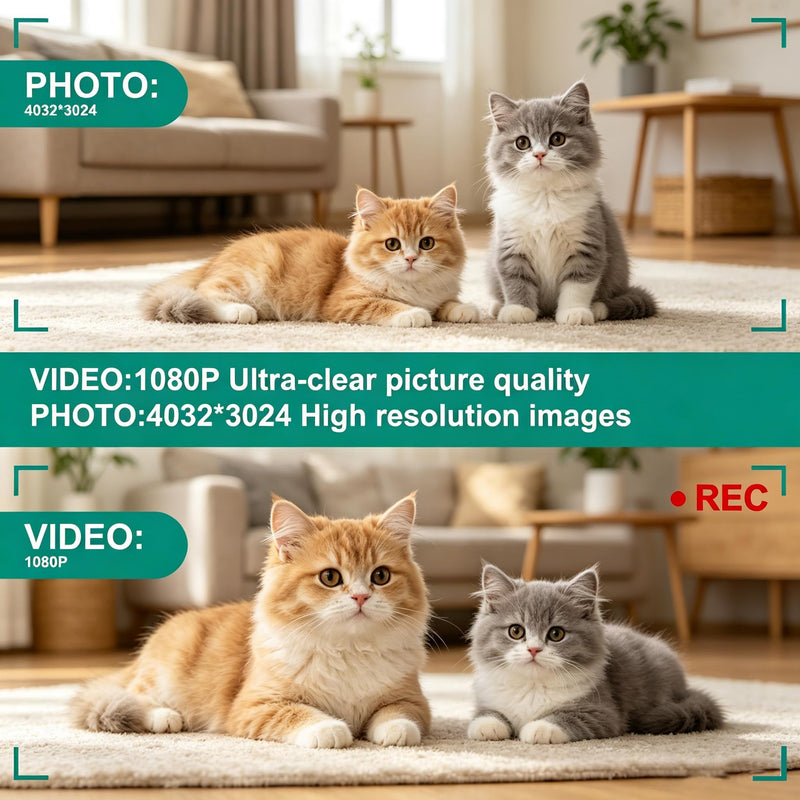 Mini Camera Pen 1080P HD Pet Security Small Cameras with 32GB Memory Card Nanny Cam for Home & House