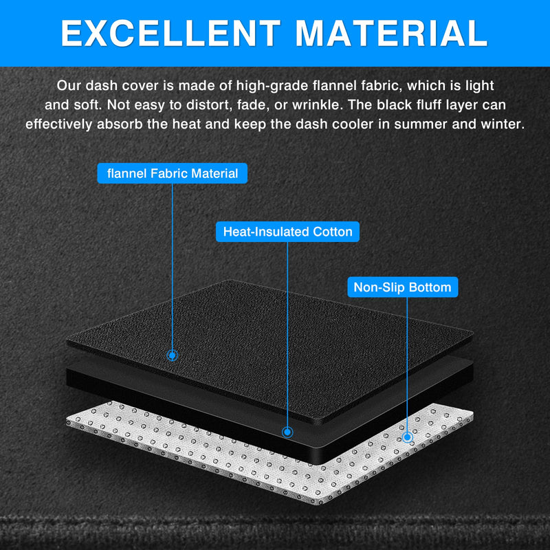 Autorder Dashboard Cover Mat for Kia Sorento 2021-2025 2026 Accessories Dash Cover Upgrade Flannel Dash Mat Sunshade Glare UV Rays Protector(Only fit for12.3-inch Navigation) 2021-2026 Kia Sorento fit for 12.3-inch Screen