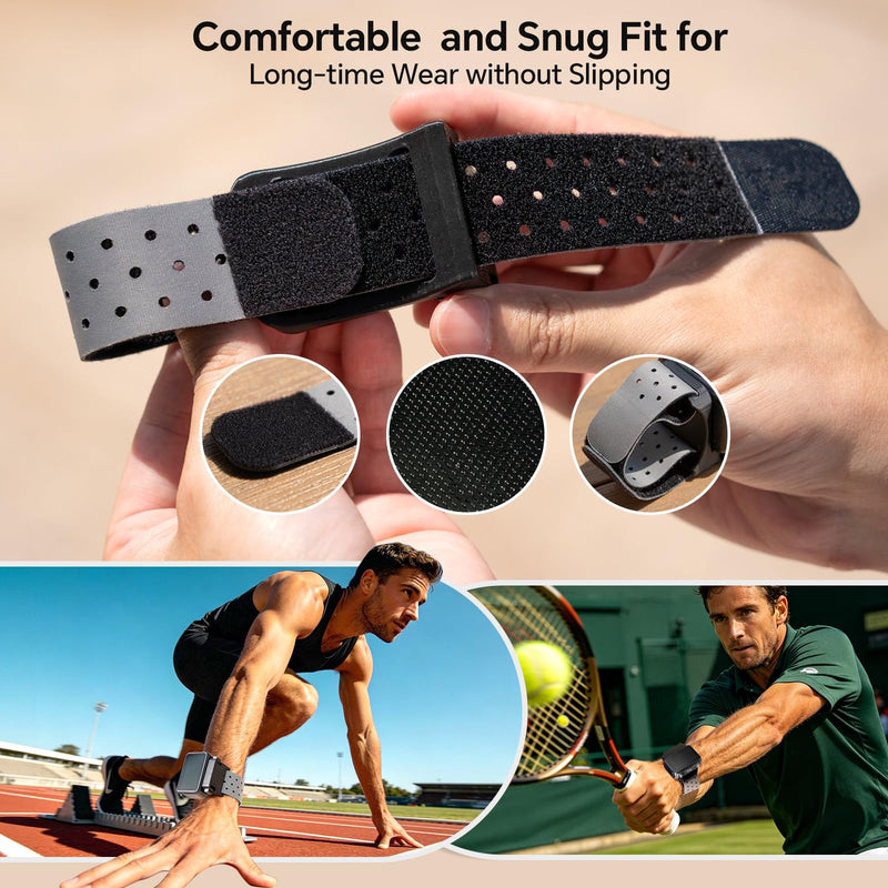 DELOPE Magnetic Wrist Mount Strap Compatible with DJI Osmo Nano & Xtra Atto | Wristband Holder Real-Time Monitoring Video Recording for Vlog Hiking Cycling Outdoor Sports