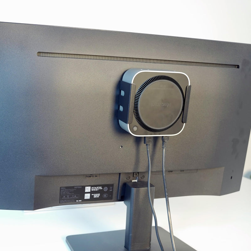 All Metal Mount Holder Bracket for Mac Mini M4/M4 Pro 2024, Under Desk or Behind The Monitor