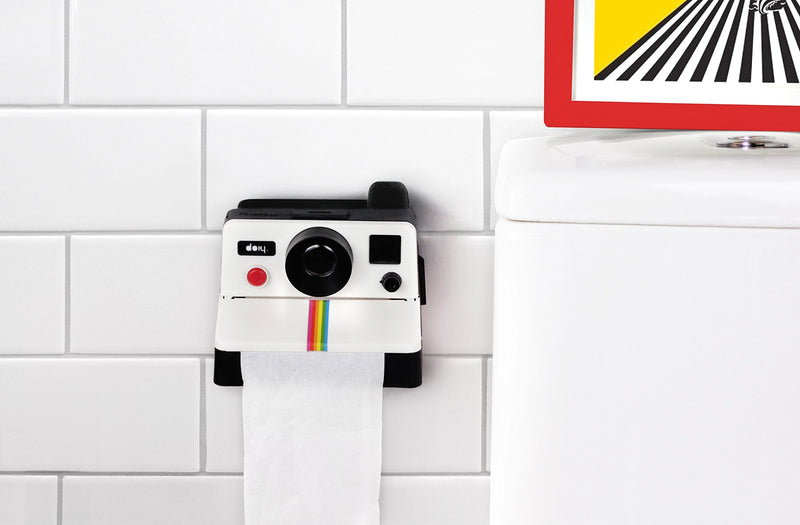 doiy chinka Polaroll Instantly at Hand 80S Style Retro Camera Toilet Paper Roll Holder