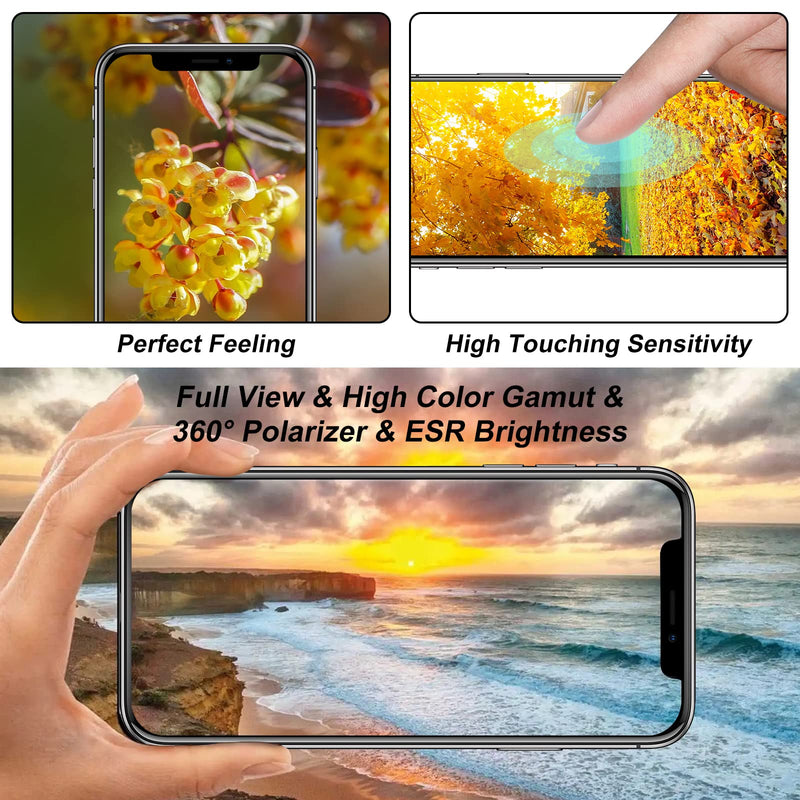 Screen Replacement for iPhone 15 Pro Max 6.7’, 3D Touch Display Full Repair kit, Digitizer Assembly with Tools Set, Tempered Glass, Instruction 6.7 inch 15 Pro Max