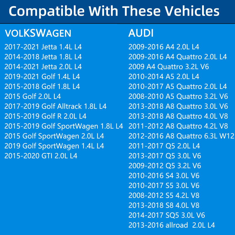 Gas Cap, Fuel Cap For Audi A4 A5 A8 & Quattro Q5 RS5 S4 S5 S8 SQ5 allroad & Volkswagen VW Jetta, Golf & Golf Alltrack R SportWagen, GTI, 5Q0-201-550-L, 8K0-201-550-N, 8K0201550N, 5C0-201-550-T