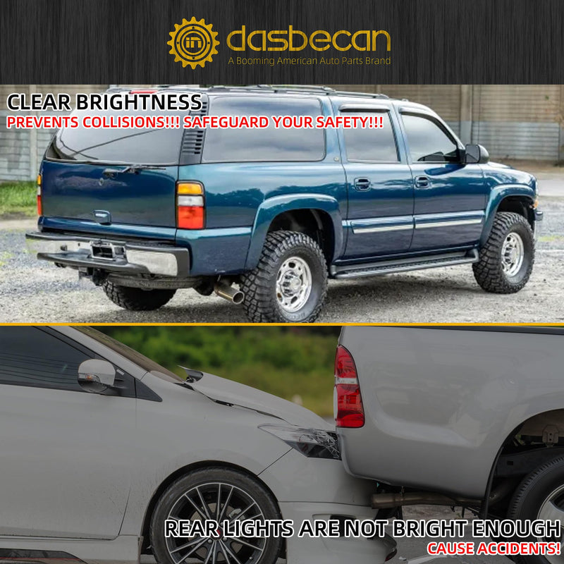 Dasbecan LED 3rd High Mount Brake Light White Carge Light Compatible with 2000-2006 Chevrolet Suburban 1500/2500 Tahoe GMC Yukon 1500/2500 Replaces# 15170955 923-203 GM2890107