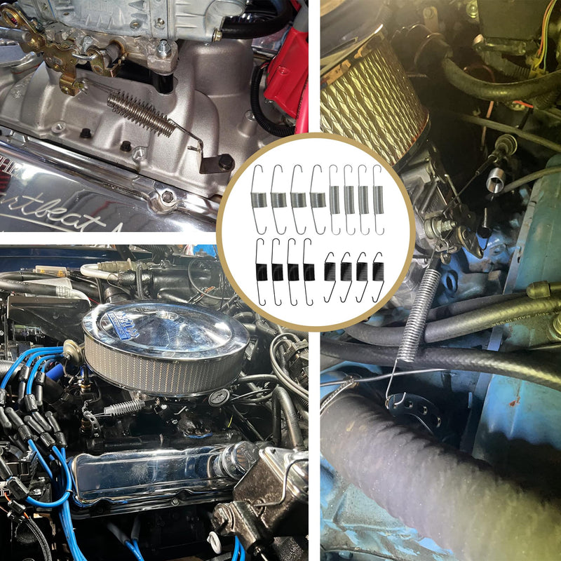 4 SET 59207 Throttle Return Springs Replacement, 16 Pcs 16pcs-4 SET