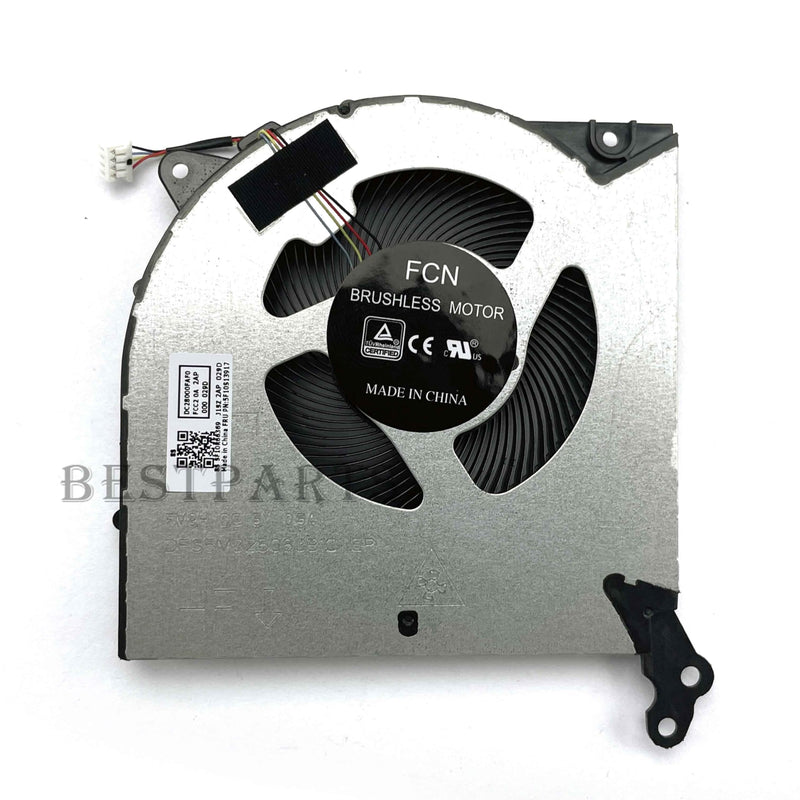 BestParts New Genuine CPU+GPU Cooling Fan Replacement for Lenovo Legion 5-15IMH05 (Type: 82AU), for Legion 5-15IMH05H (Type: 81Y6), P/N: 5F10S13917 5F10S13914, 5v Fan