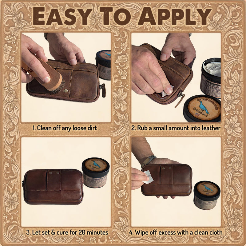 Leather Conditioner Protects, Rejuvenates, and Beautifies All Leather (8.5 fl oz)