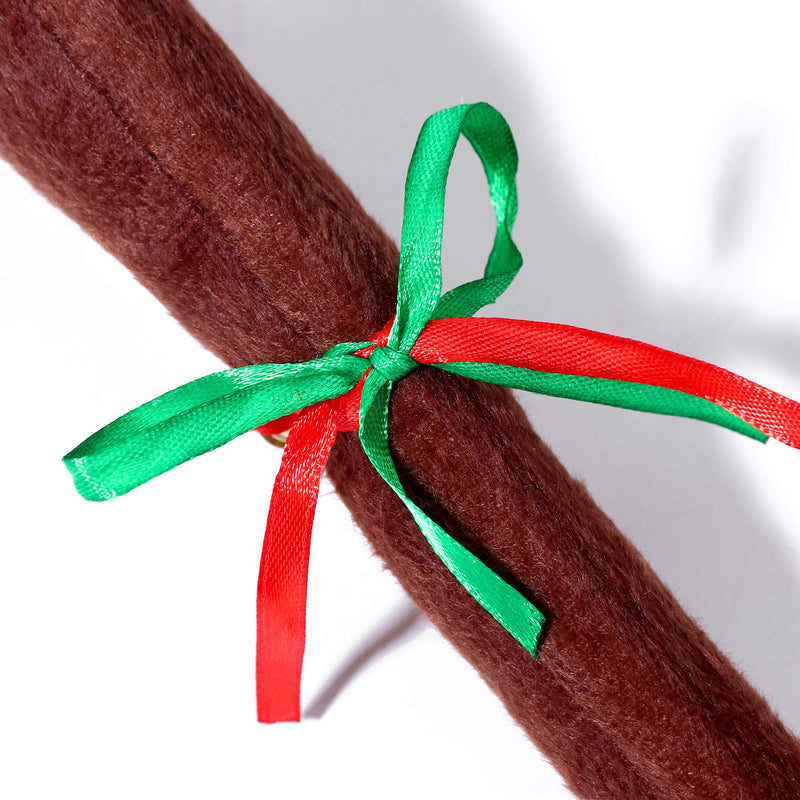 Christmas Car Decorations - Reindeer Antler Kit with Jingle Bells and Red Nose - Vehicle Accessories for Xmas Antlers