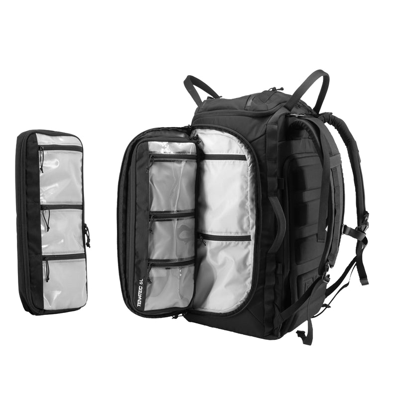 TecPouch 6L - Black | Technician Tool Pouch, Utility Organizer, Compact Rope Bag for Workstations, Emergency Response, and Quick-Access Gear Storage 6 L