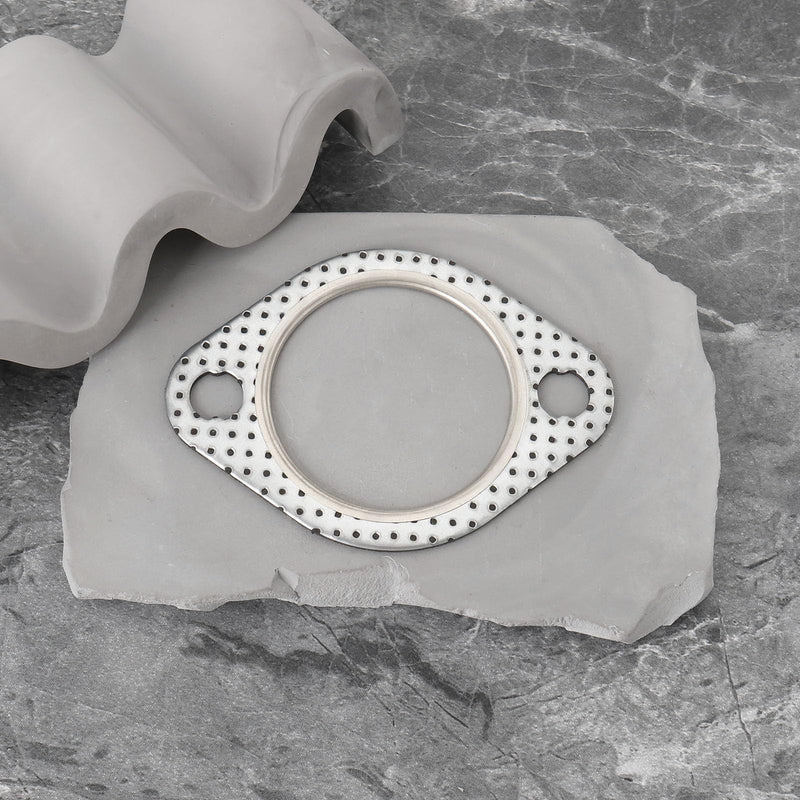 2pcs Metal Exhaust Manifold Gasket Replacement Part 18107502346 Compatible with BMW 3 Series X3 5 Series Touring Z3 Roadster