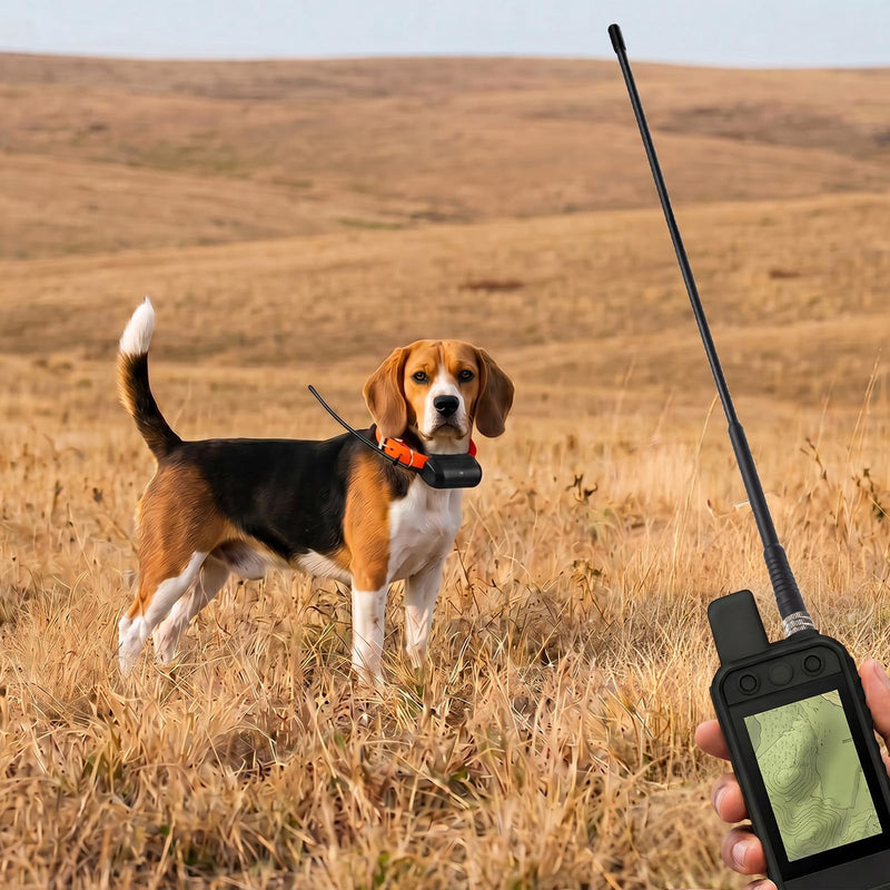 Long Range Upgrade Whip Flexible Receiver Replacement Antenna(Black) Perfect for Garmin GPS Alpha 100 200 200i 300 300i Astro 220 320 430, Effective Extended Remote Range, Eifagur