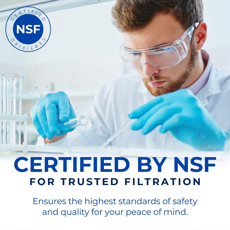 (TFC-335) Reverse Osmosis Water Filter Replacement Kit - Sediment, Carbon Cartridge, Inline GAC Post Filter Membrane
