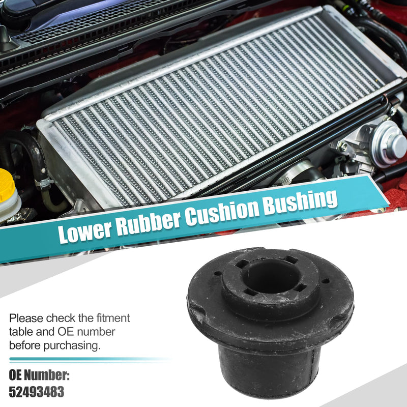 X AUTOHAUX 2pcs Lower Rubber Cushion Bushing Radiator Mount Insulator for Chevrolet Impala 2014-2020 for Chevrolet Malibu 2004-2021 for Cadillac XTS 2013-2019 No.52493483