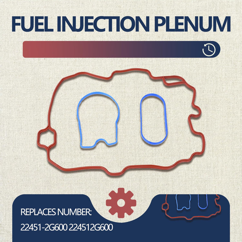 MS95816 95816 MS 95816 Intake Plenum Gasket Compatible with Chevy S10 C1500 Pickup Blazer Astro,for GMC Jimmy K1500 Savana Sierra Sonoma Oldsmobile1996 1997-2007 4.3L