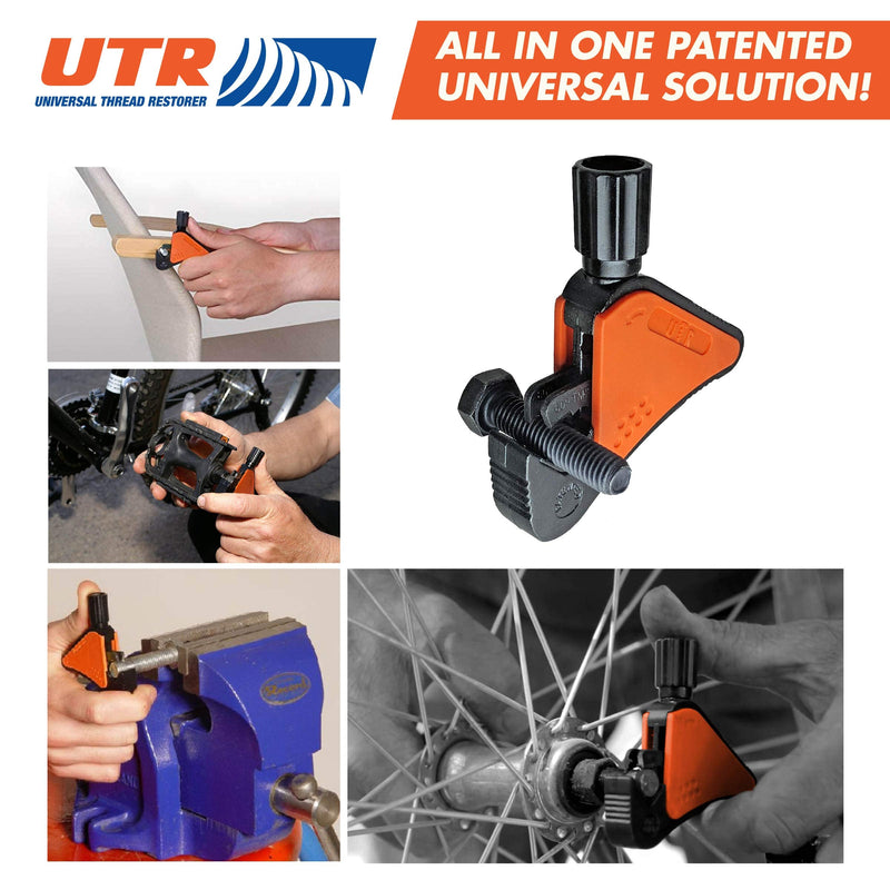  [AUSTRALIA] - Universal Thread Restorer. External Thread Repair Tool. Easily Replaces hundreds of Dies. Automatically chases threads within range 5/32" - 1/2",4-13 mm. All In One Patented Universal Solution!