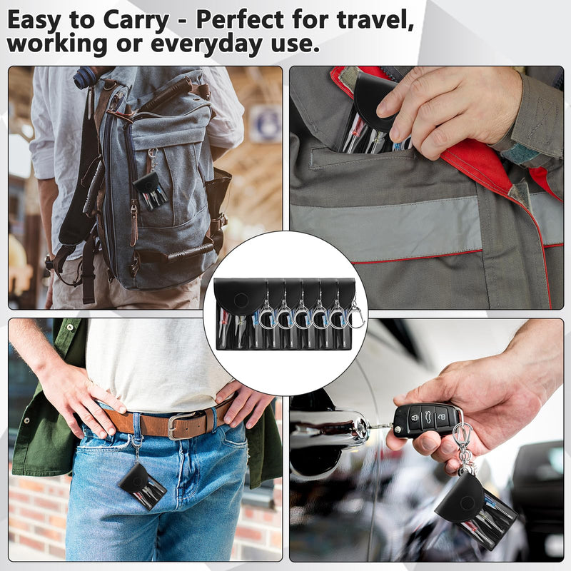 HOFASON Small Bulk Gifts for Men Adults Teens, Mini Screwdriver Keychain Set Bulk 100 Pcs, Stocking Stuffers, Party Favors Prizes for Adults Men, Mini Tools Gifts for Employee Coworkers