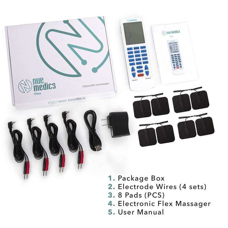 Tens Unit Muscle Stimulator Rechargeable Device for Shoulder Neck Back Pain Relief Pulse Massager Pain Relief