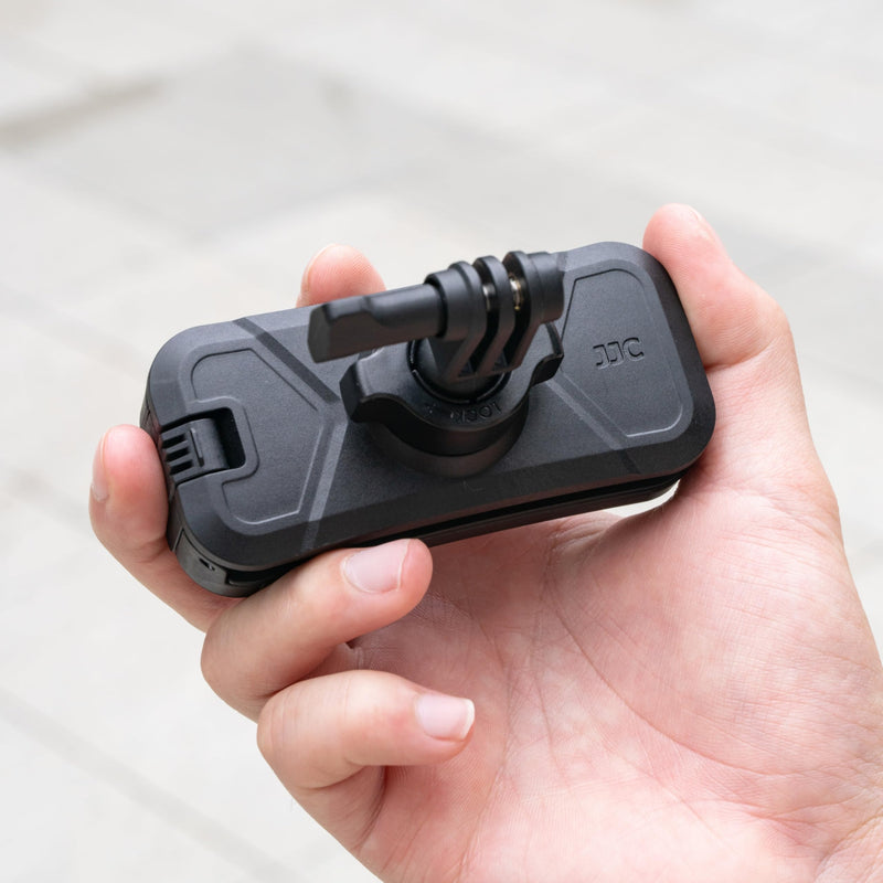 JJC Backpack Shoulder Strap Clip Mount for DJI Osmo Action 6 5 4,Anti-Slip | Ball Head 360° Rotation for Gopro 13 12 11 10 9,for Insta360 Ace/Ace Pro 2,Filrmly Hold Action Cameras on Shoulder Strap Black - for Action Cams