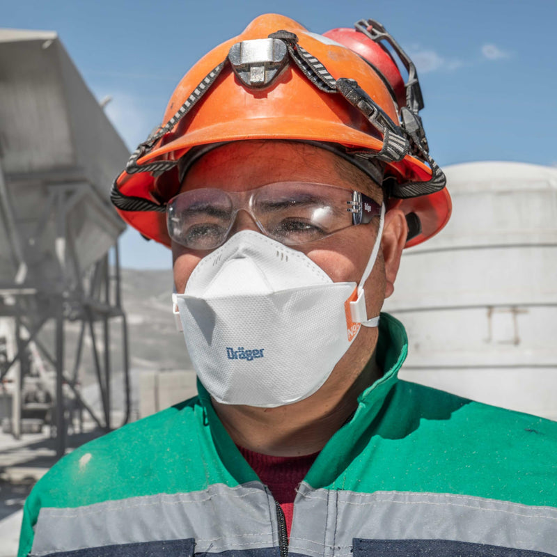 Dräger X-plore 1950 N95 respirator mask | NIOSH-approved respirator mask for construction, DIY, home improvement S