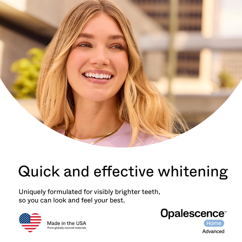 Opalescence GO Home Advanced Teeth Whitening Trays 15% (4 Treatments) Hydrogen Peroxide PF - Whitening Prefilled Kit - Developed by Leaders in Professional Whitening 6006-T Mint 15 1 Count (Pack of 4)