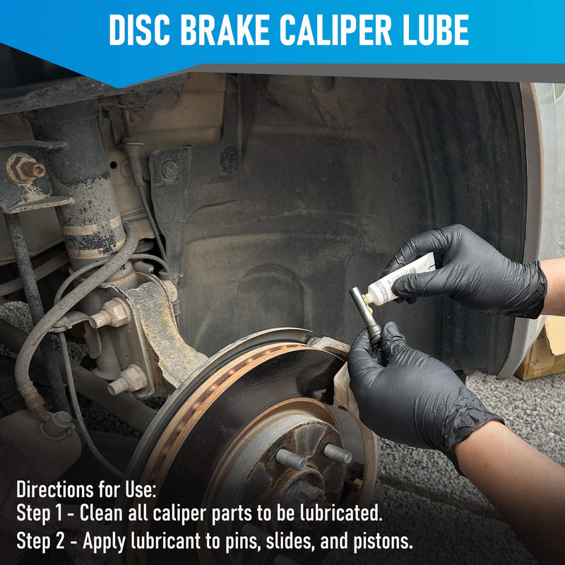 Brake Caliper Compression Tool.Heavy Duty Caliper Piston Compressor Tool with 10mm Socket and Brake Caliper LUB Black