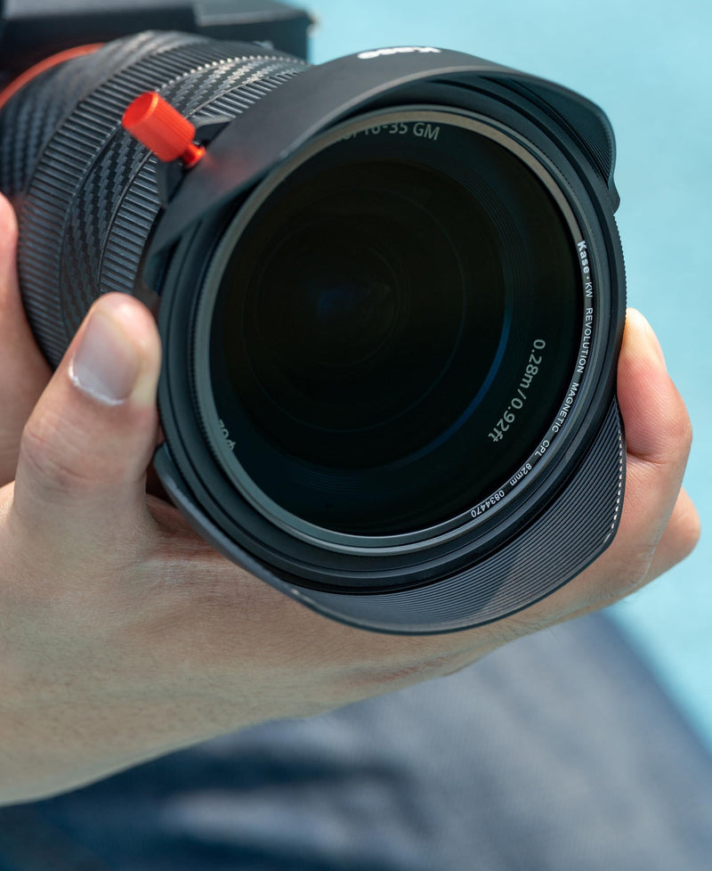 Kase Kowl Magnetic Metal Lens Hood for Revolution/Revolution Plus 82mm Filters (Hood + 82mm Adapter) Hood + 82mm Adapter