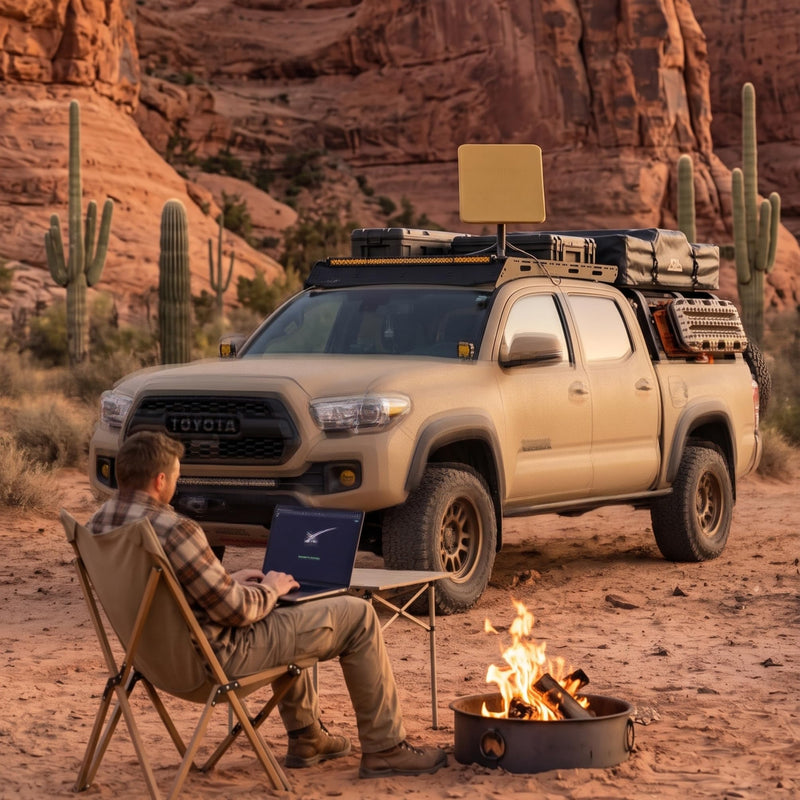 Starlink Dish Cover Gen 3 & Gen 2 Signal Friendly Desert Camouflage, Coyote | Reduced Glare, Signal-Friendly Mesh, Reduced Heat Buildup, Breathable Construction, Tool-Free Installation, Easy Maintenance