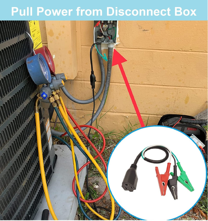 HVAC Tools Kit Accessory for Circuit Breaker Finder Vacuum Pump, Ac Guages Clearance and Equipment, Compatible with Yellow Jacket 69522, 69411,RT310,RT250,RT310,ET300,ET310