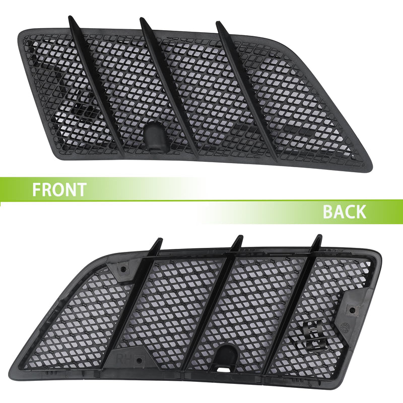 Pair Hood Air Vent Grille Cover Compatible with 2008-2011 Mercedes Benz W164 W164 ML350 ML450 ML550 ML63 AMG GL320 GL350 GL450 GL550 Class Replaces 1648804305 1648804405