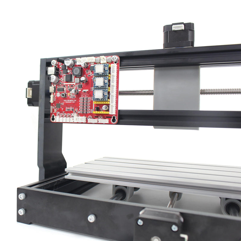 RATTMMOTOR CNC Controller Board 4 Axis GRBL Controller Board USB Port 12-24VDC CNC Router Engraving Machine Driver for DIY Mini CNC Wood Router Machine Red