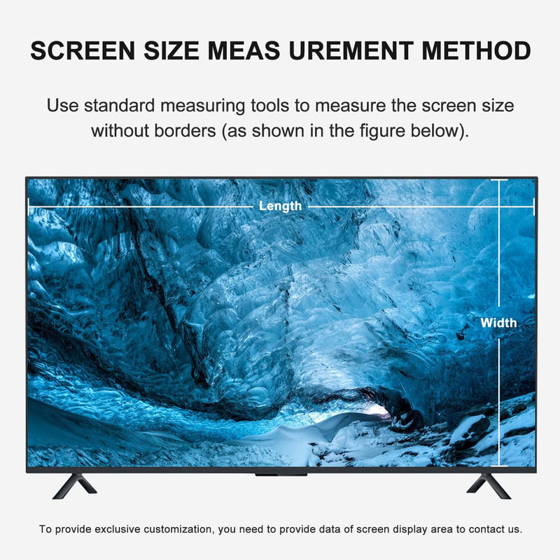 Anti Blue Light Screen Protector for 32-37 Inches TV Filter Out Blue Light Anti-Glare That Relieve Computer Eye Strain and Help You Sleep Better,37" 819 * 460 37" 819*460