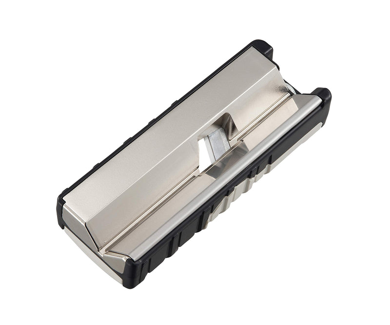 TAJIMA Drywall Chamfer - 130mm Adjustable Width 45 Degree Chamfer Tool with Ceramic Blade & Die-Cast Aluminum Base - TMK-KV45