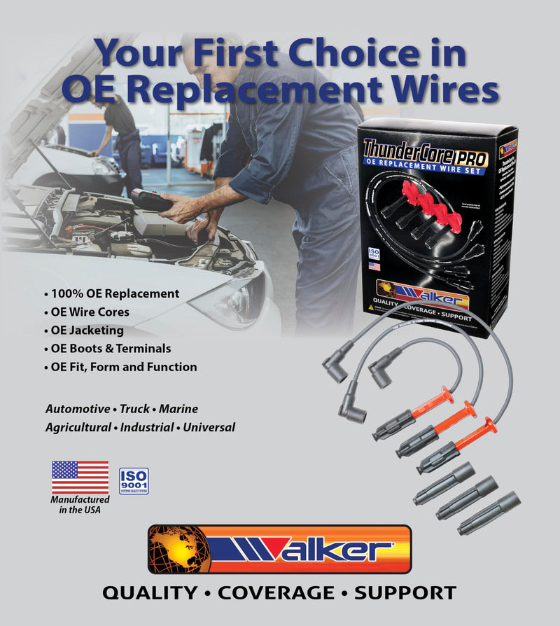 Walker Products ThunderCore PRO Premium Spark Plug Wire Set 924-2064