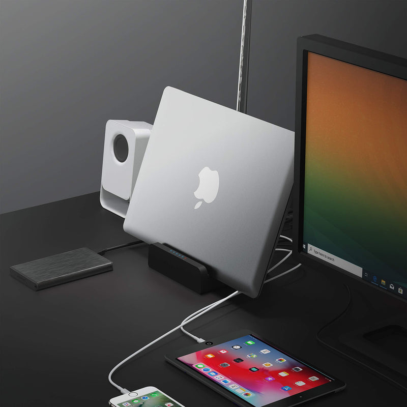 Sabrent USB 3.0 Universal Docking Station with Stand for Tablets and Laptops Supports Windows & Mac (DS-RICA)